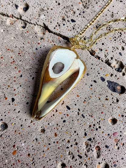 Coastal Shell Pendant Necklace
