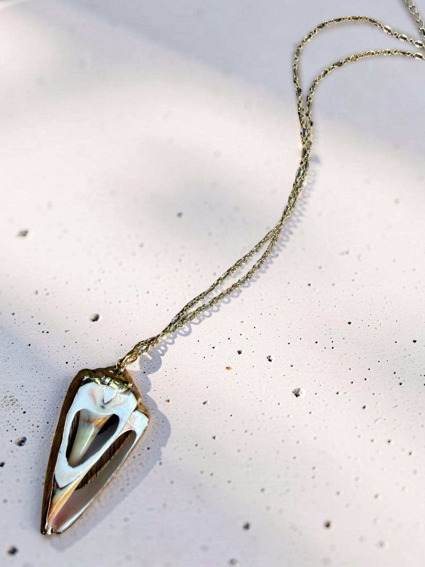 Coastal Shell Pendant Necklace