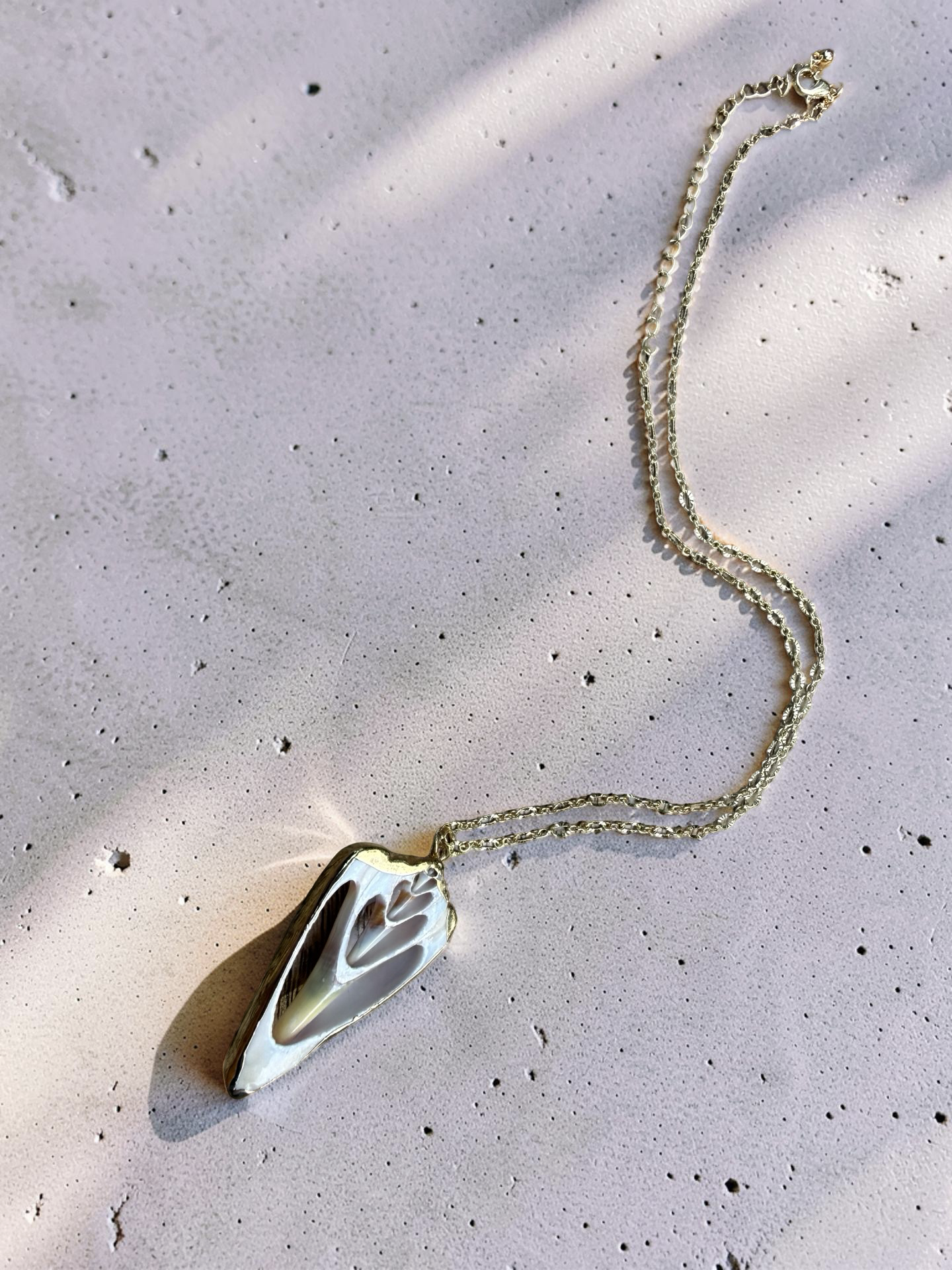 Coastal Shell Pendant Necklace
