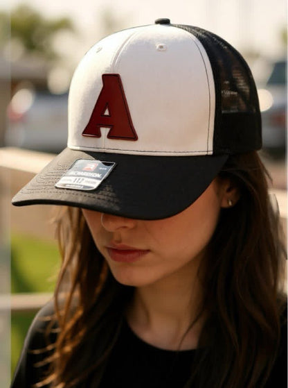 Atlanta Maroon A Trucker Hat