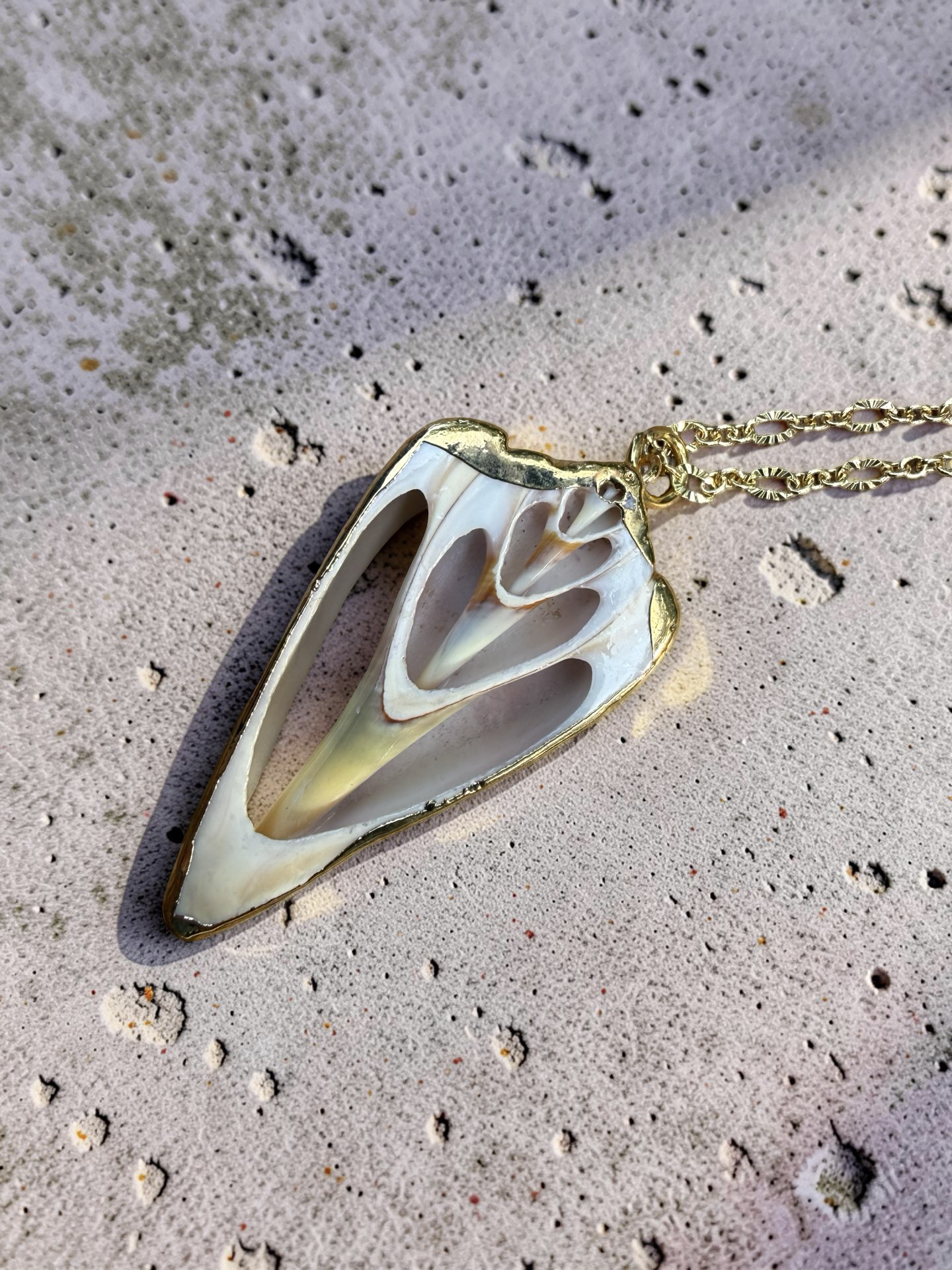 Coastal Shell Pendant Necklace