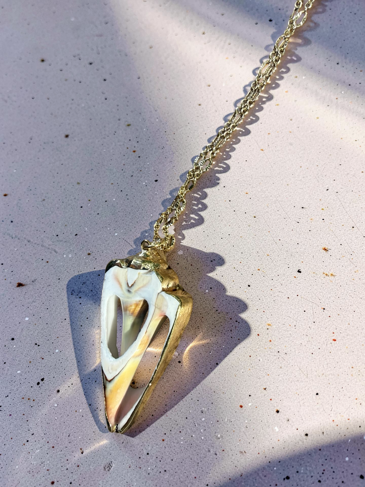 Coastal Shell Pendant Necklace